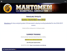 Tablet Screenshot of mahtomedibasketball.org